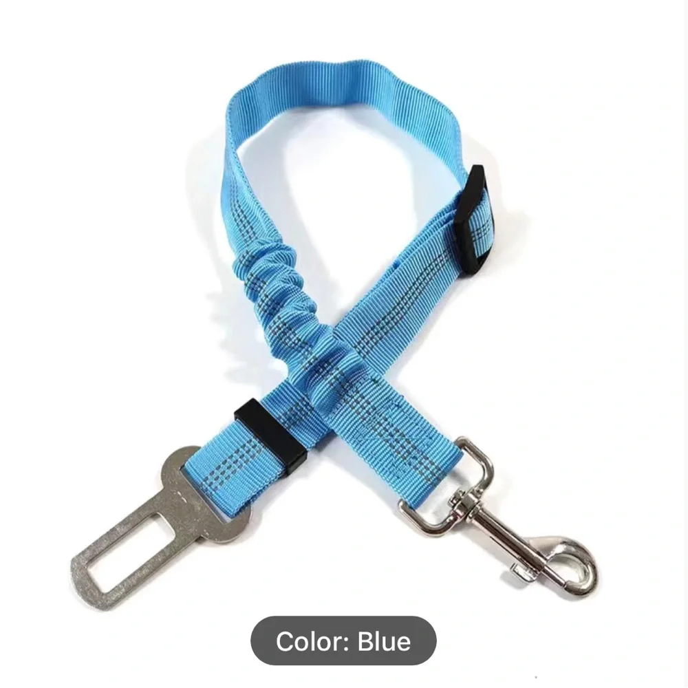 New adjustable seat belt with stretching in color blue - Picture 1 of 8
